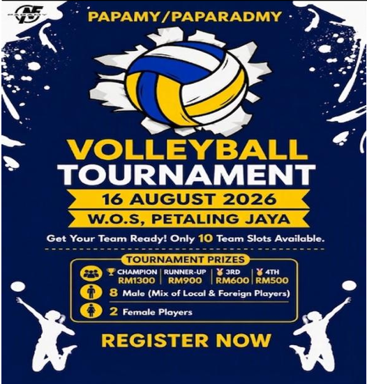 Poster for Volleyball Tournament